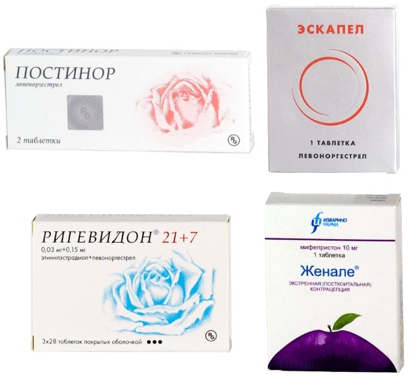 Всі таблетки для екстреної контрацепції після сексу, діляться на дві основні групи, але всі вони містять гормони: