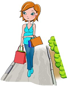 Якщо ви йдете з магазину, і змушені тягнути багато покупок, рівномірно розподіліть вагу по обидва рукам, а не несіть важкий пакет в одній