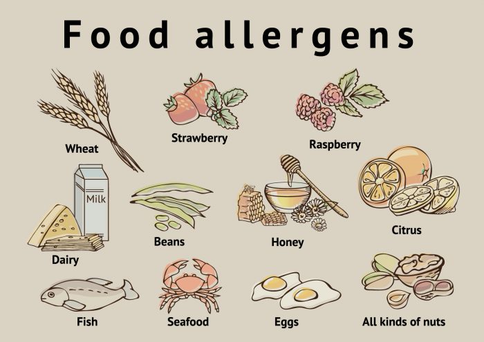 Всі продукти в залежності від ступеня їх алергенність поділяють на 3 групи