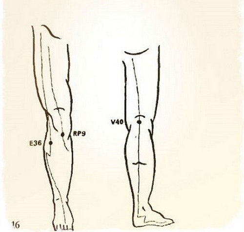 Використовуйте ці точки щоб зняти біль в колінному суглобі