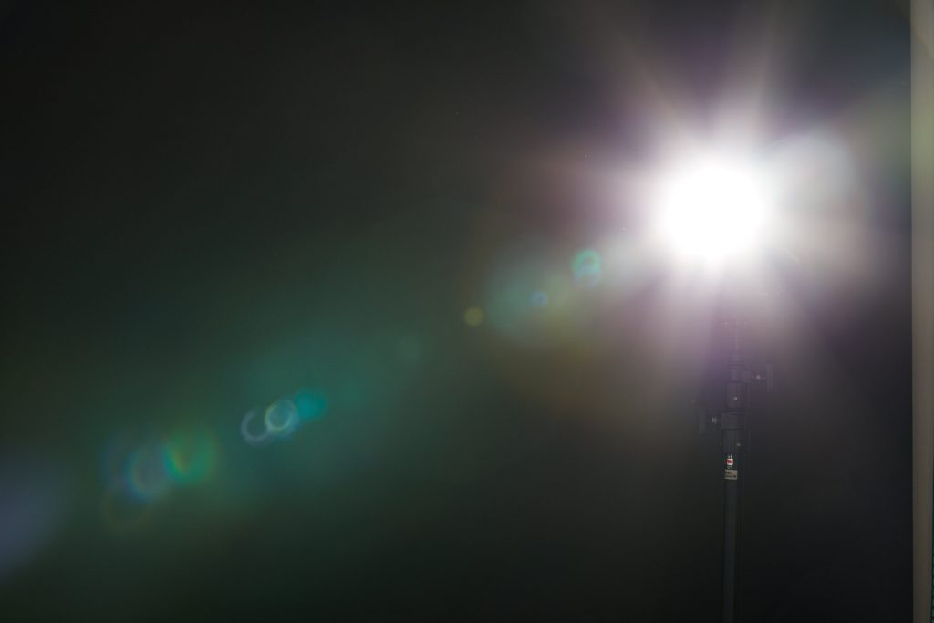 8L IS II Спалах при 70 мм f / 10