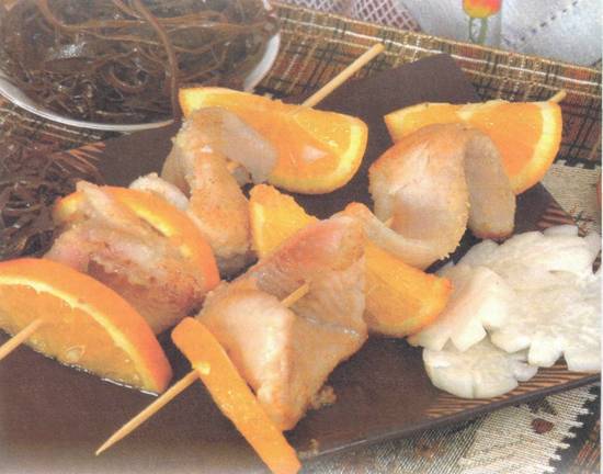 Королівський окунь на шпажках